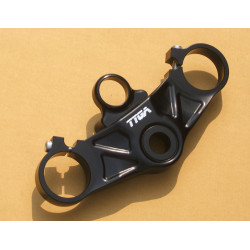 Té de fourche supérieur Kit CNC noir, Aprilia RS250 98-05