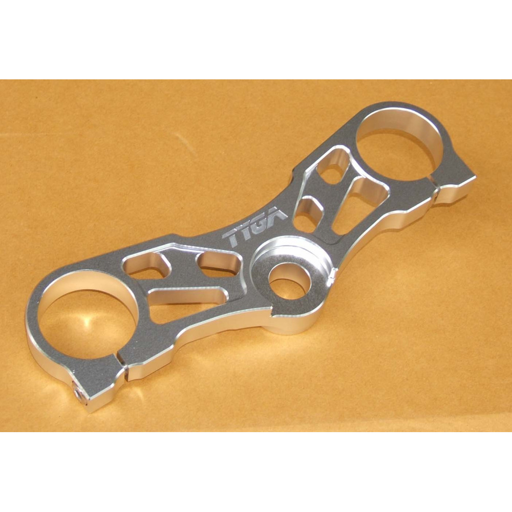 Té de fourche supérieur CNC silver, Suzuki RGV 250