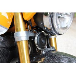 Support garde boue avant carbone, Honda 125 Monkey