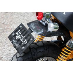 Support de plaque carbone, Honda 125 Monkey