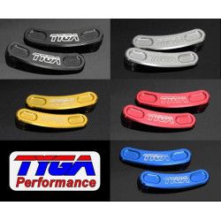 Commandes reculées Racing réglables Noir/Argent, Honda 125 Monkey