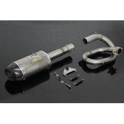 Ligne complète Tyga-Peformance silencieux court inox embout carbone, Honda 125 Monkey