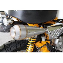 Ligne complète Tyga-Peformance haute silencieux Maggot Inox, Honda 125 Monkey