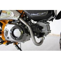 Ligne complète Tyga-Peformance haute silencieux Maggot Inox, Honda 125 Monkey