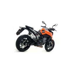 Silencieux Arrow Race-Tech Aluminium embout carbone, KTM Duke 790-890