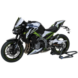 Support de plaque alu noir  Ermax Kawasaki Z900 2017-2019