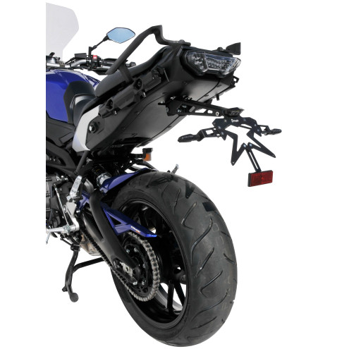 Support de plaque Ermax alu noir, Yamaha MT 09 Tracer 2015-17