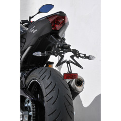 Support de plaque Ermax alu noir, Yamaha MT 07  2014-17