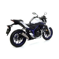 Echappement Arrow Pro-Race Dark, Yamaha MT-03 16-19 YZF-R3 15-18