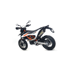 Silencieux Arrow Race-Tech Titane embout carbone, KTM 690 SMC R 2019-21