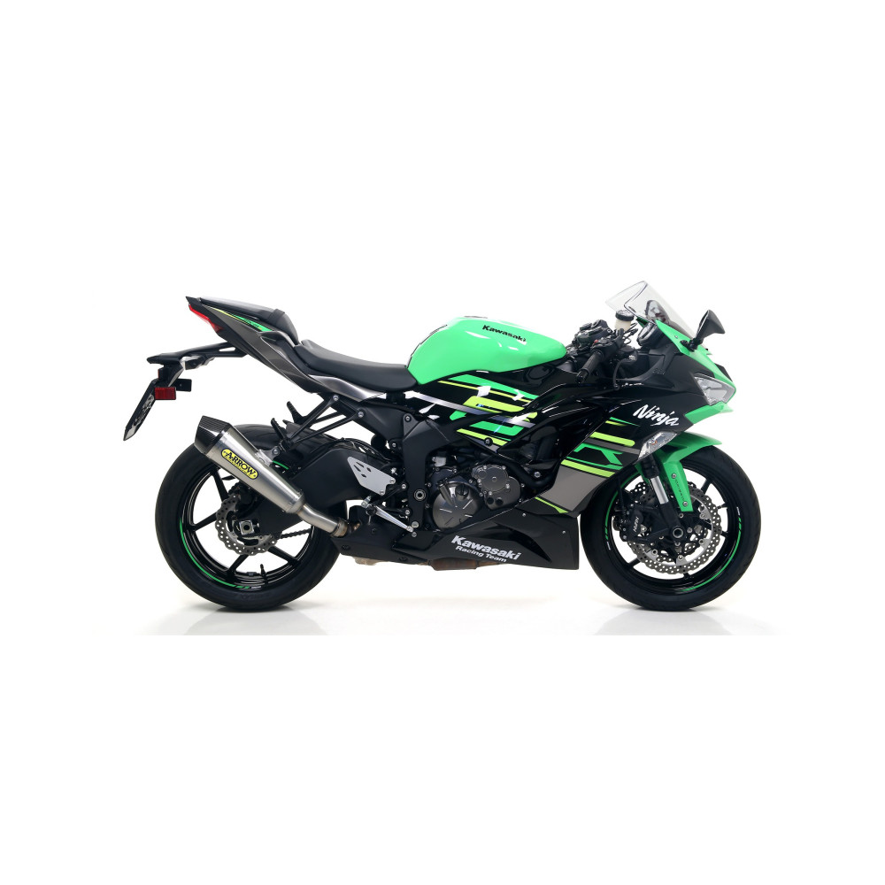 Silencieux Arrow X-Kone embout carbone, Kawasaki Ninja ZX-6R 636