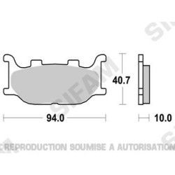 Plaquettes de frein Yamaha 125 TDR R Deltabox 93-02 WV Virago 97-01