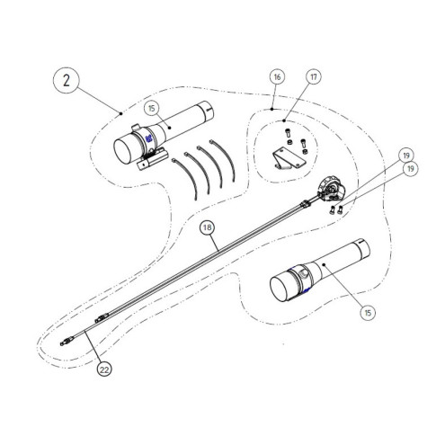 Câble de rechange valve échappement Akrapovic