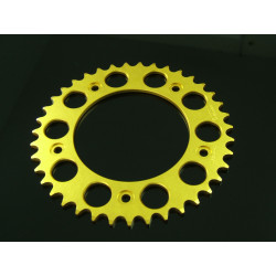 Couronne de transmission en Aluminium anodisé or Aprilia RS250 95-05