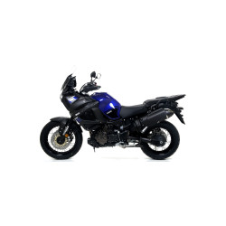 Silencieux Arrow Maxi Race Tech Aluminium noir embout carbone Yamaha 1200 XT Z Superténéré 2010-20