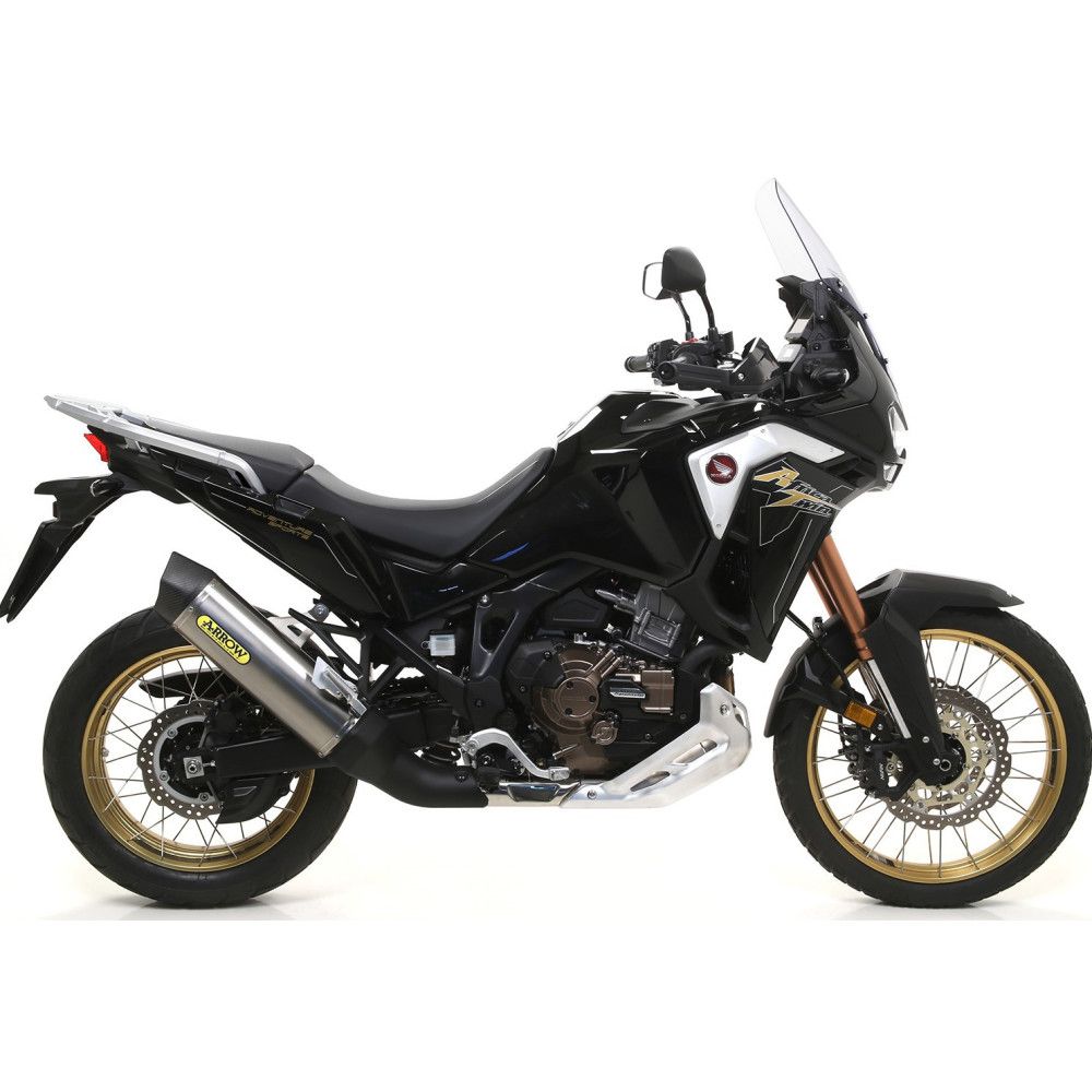 Silencieux Arrow Maxi Race Tech Titane embout carbone honda CRF 1100 L Africa Twin 2020-24