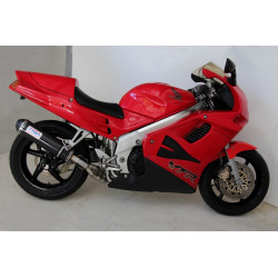 Ligne complète Tyga-Performance silencieux coté droit Full Carbone ovale, Honda VFR 750 RC36 94-97