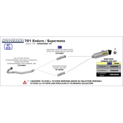 Collecteur Arrow Racing Husqvarna 701 Enduro/Supermoto 2017-2020 