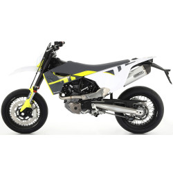 Silencieux Arrow Race-Tech Noir embout carbone Husqvarna 701 Supermoto 2017-2021