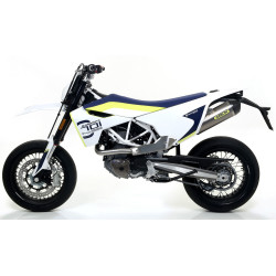 Silencieux Arrow Race-Tech Titane embout carbone Husqvarna 701 Supermoto 2017-2021