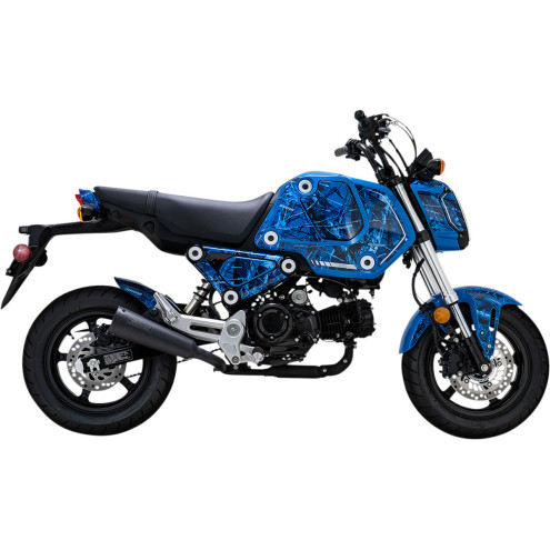 Silencieux VANCE & HINES noir mat Honda 125 MSX Grom