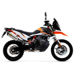 Silencieux Arrow Race-Tech titane embout carbone KTM 890 Adventure R 2021