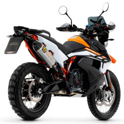 Silencieux Arrow Race-Tech aluminium embout carbone KTM 890 Adventure R 2021