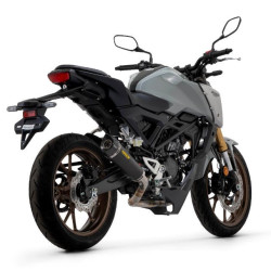 Ligne complète Arrow X-Kone noir Honda CB 125 R 21-22