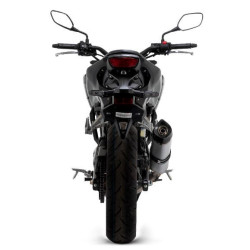 Ligne complète Arrow Thunder noir Honda CB 125 R 21-22