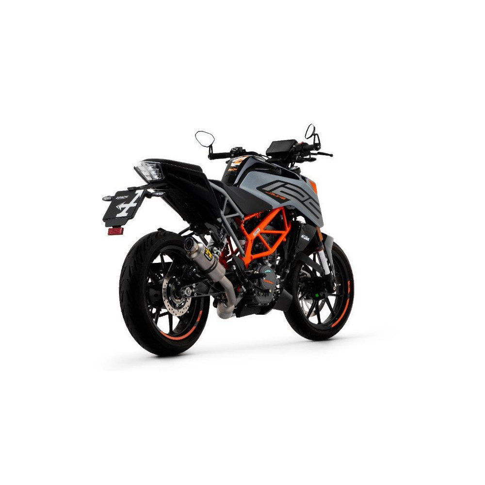 Silencieux Arrow Gp2 Nichrom Noir Ktm 125 390 Duke 2021 2022