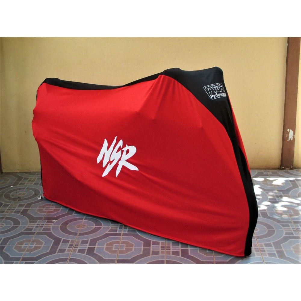 Housse de protection intérieur Honda NSR rouge/noir