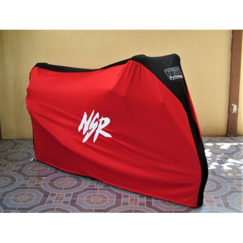 Housse de protection intérieur Honda NSR rouge/noir