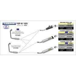 Collecteur Arrow Racing Inox Yamaha 125 YZF-R 2017-18