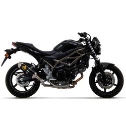 Silencieux Arrow aluminium noir, Suzuki SV 650 2016-22