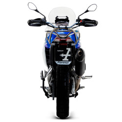 Silencieux Arrow SONORA Titane Noir Aprilia Tuareg 660 2022-2023