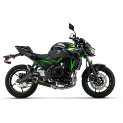 Ligne complète Arrow X-Kone noir, Kawasaki Z650 / Ninja 650 2021-