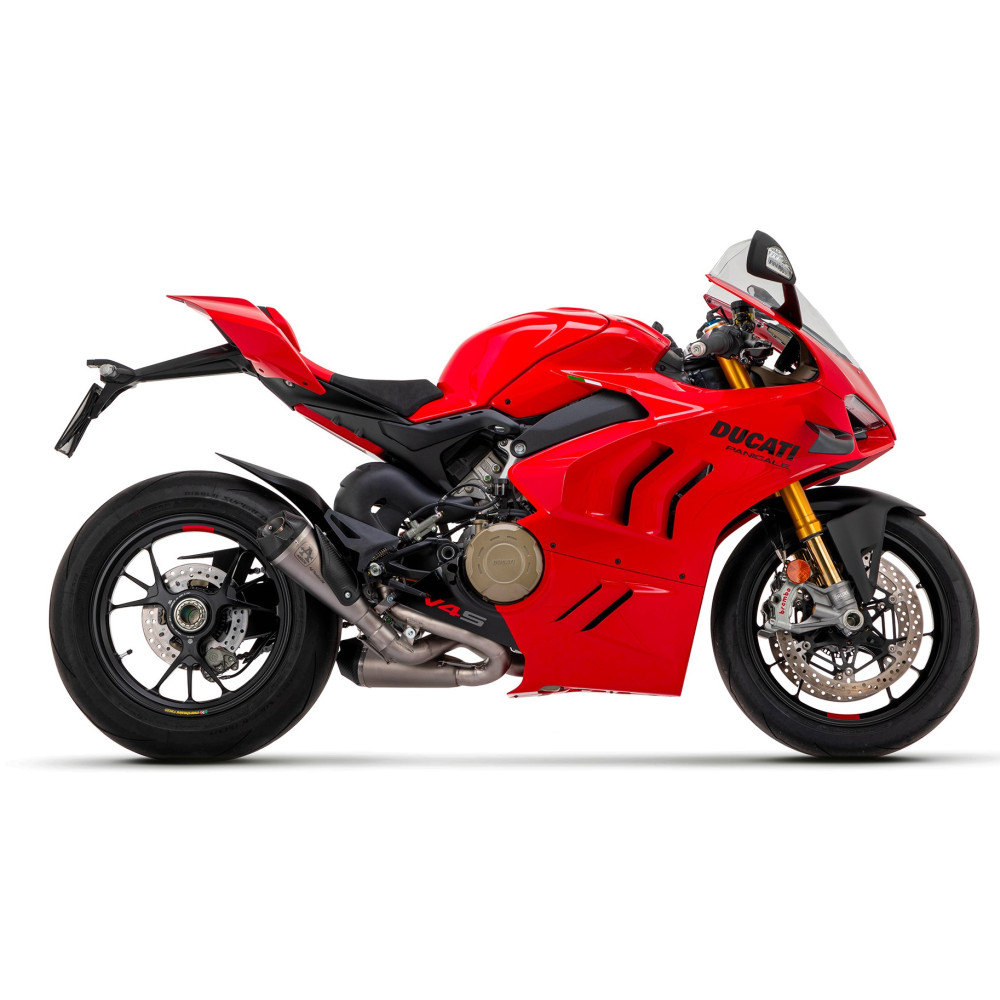 Demi ligne Arrow Works Full titane, Ducati Panigale V4 18-22 et Streetfighter V4 20-22