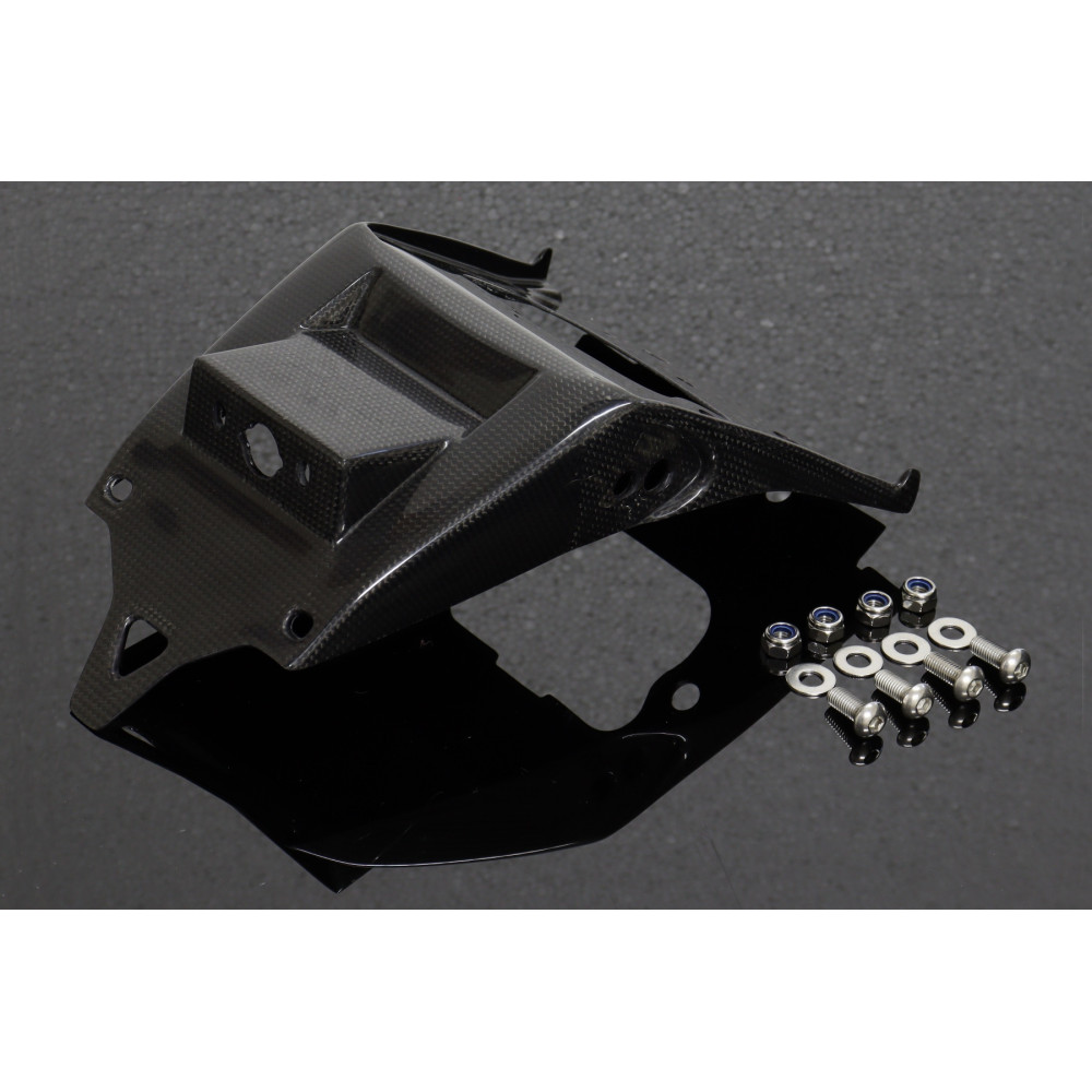 Support de plaque / Bavette arrière carbone, Honda 125 MSX SF 2016-20