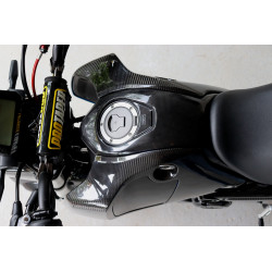 Ecopes de réservoir carbone, Honda 125 MSX 2021-