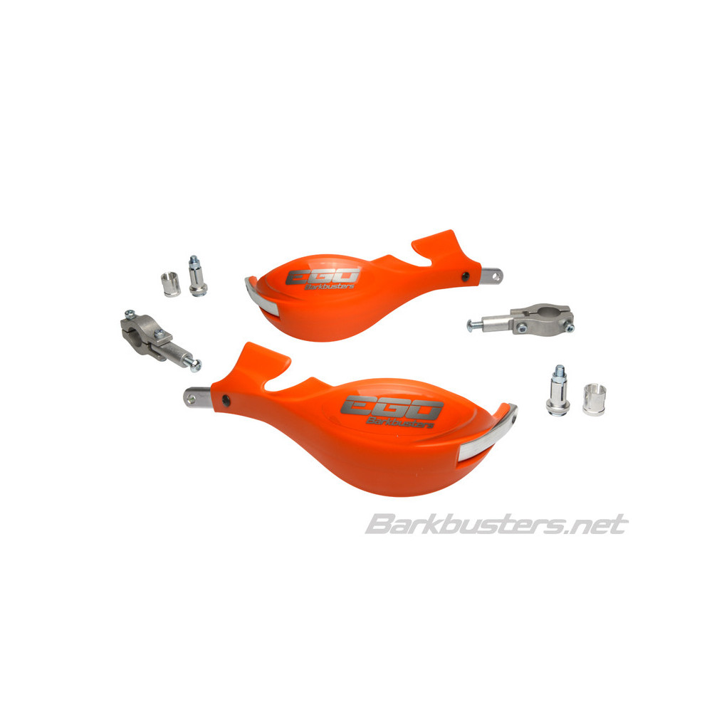 Kit protège-mains BARKBUSTERS Ego Mini montage 2 points embout de guidon droit Ø22mm orange BARKBUSTERS 1 - AVSmoto Racing Parts