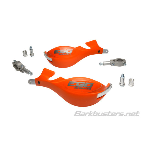 Kit protège-mains BARKBUSTERS Ego Mini montage 2 points embout de guidon droit Ø22mm orange BARKBUSTERS 1 - AVSmoto Racing Parts