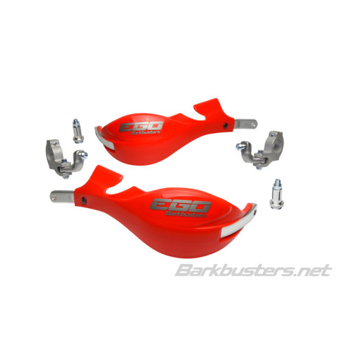 Kit protège-mains BARKBUSTERS Ego montage 2 points guidon Ø28,6mm rouge BARKBUSTERS 1 - AVSmoto Racing Parts 