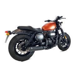 Silencieux Ixrace Black Custom, Hyosung GV 125 et 300 Bobber 2018-2023