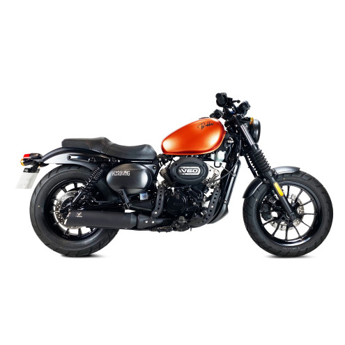 Silencieux Ixrace Black Custom, Hyosung GV 125 et 300 Bobber 2018-2023