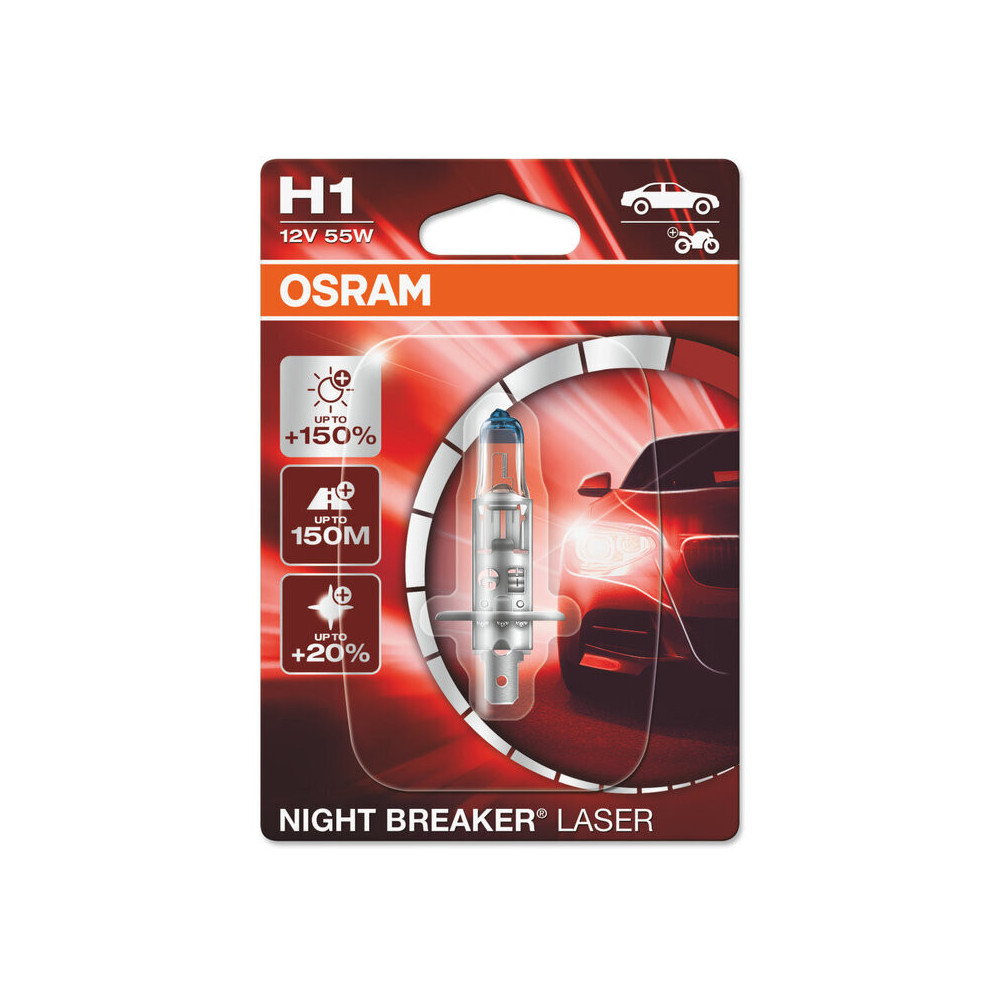 Ampoule OSRAM Night Breaker Laser H1 12V/55W - X1