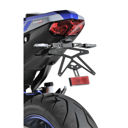 Support plaque alu noir Ermax Yamaha MT 09( FZ 9) 2021-23