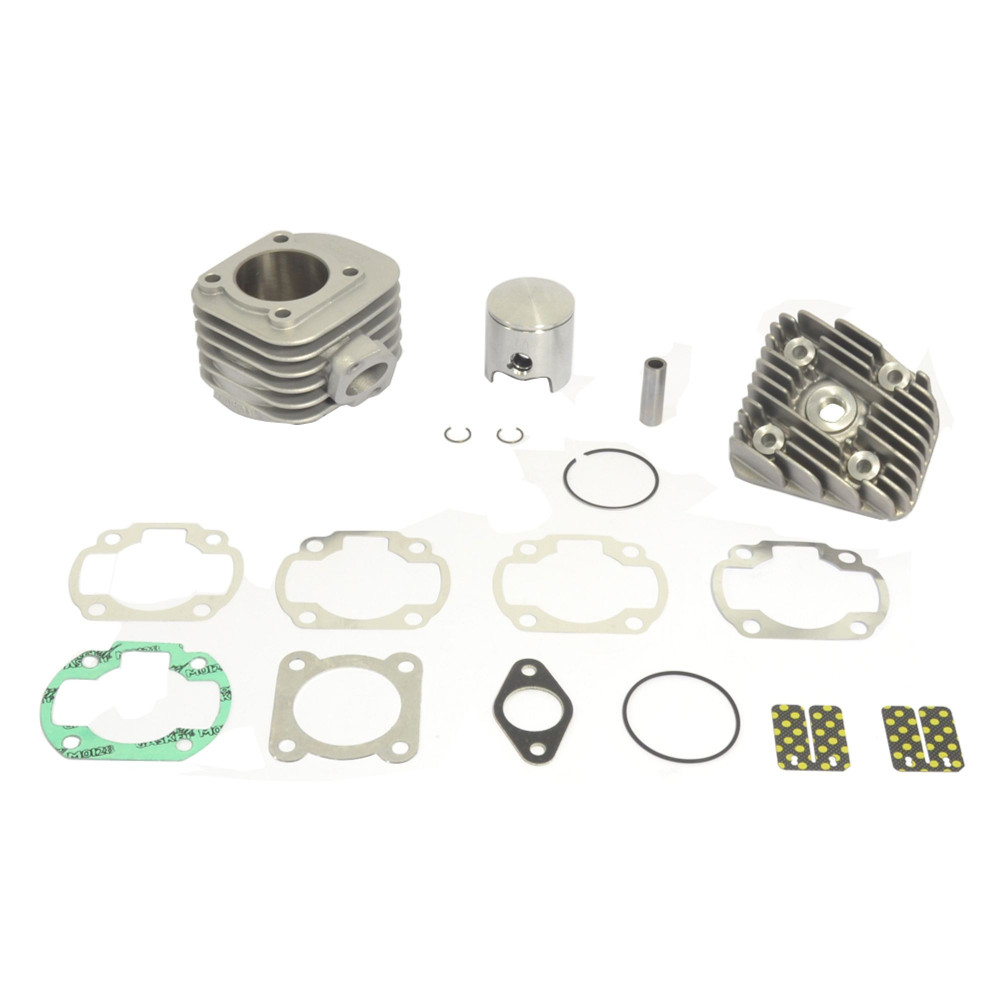 Kit cylindre Big Bore avec culasse Ø 47,6 mm, 70 cc, axe Ø 10 mm, piston à tête bombée Athena 1 - AVSmoto Racing Parts 