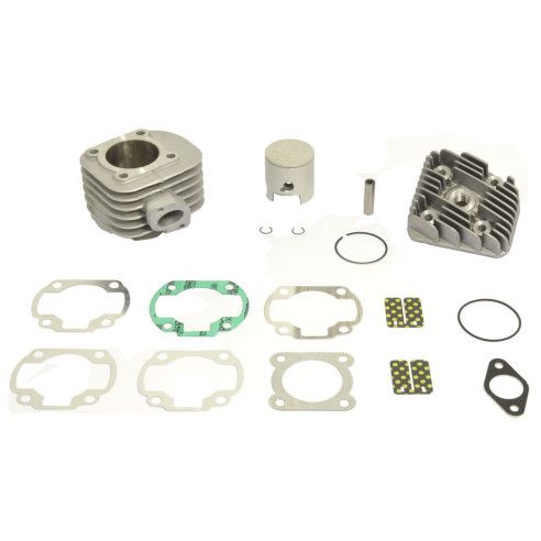 Big Bore Cylinder Kit With Head Ø 47,6 mm, 70 cc, Pin Ø 12 mm, Flat Head Piston