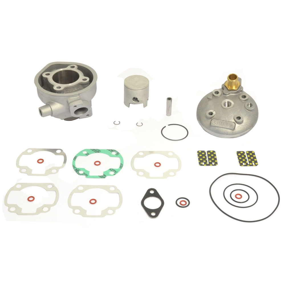 Kit cylindre Big Bore avec tête Ø 47,6 mm, 70 cc, axe Ø 10 mm, piston à tête plate