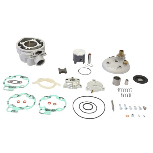 Kit cylindre Big Bore Ø 50 mm, 80 cc, soupape d'échappement Athena 1 - AVSmoto Racing Parts 